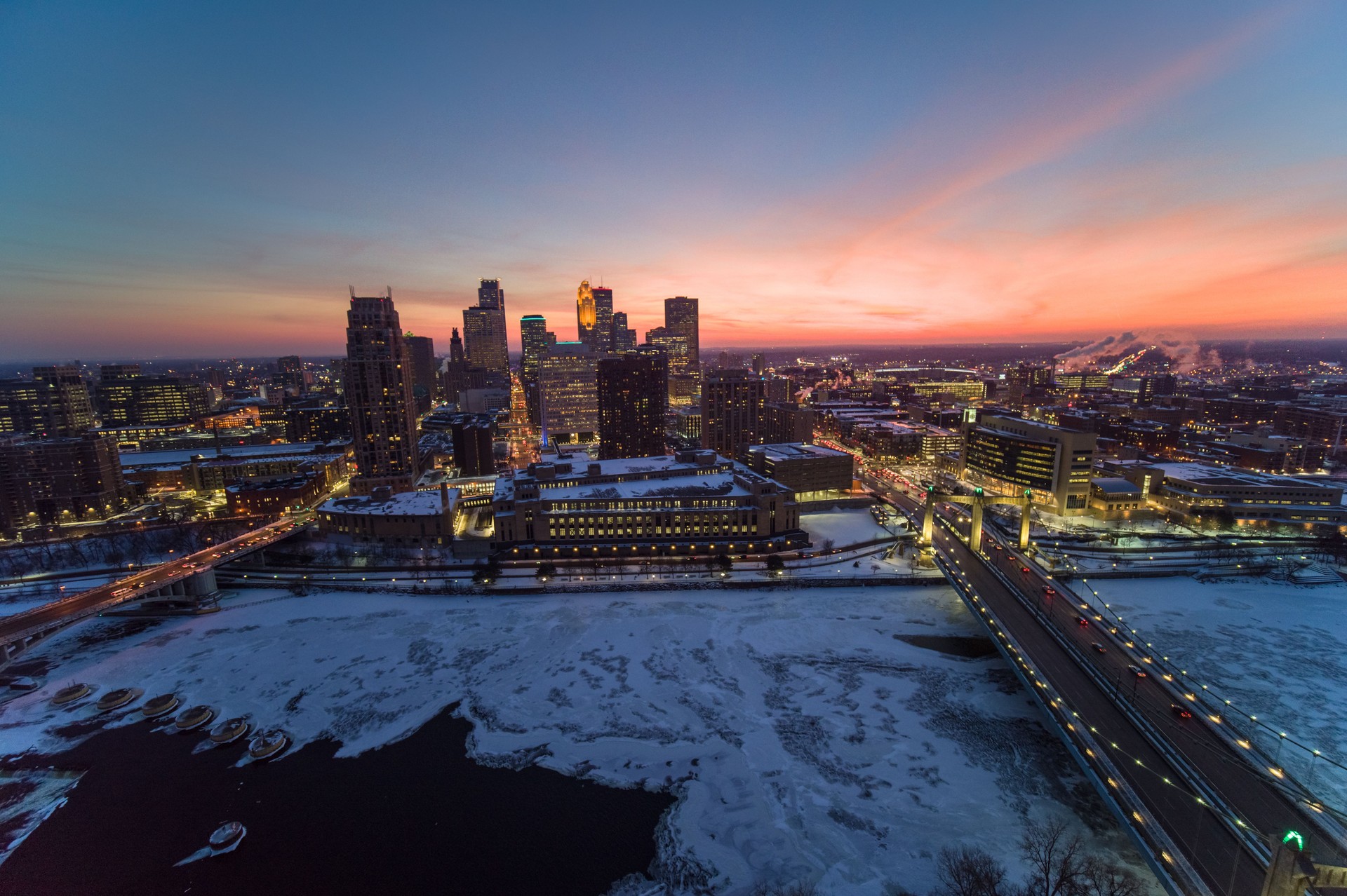 Minneapolis During 2019 Polar Vortex